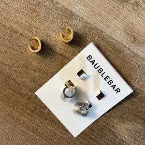 BaubleBar Hoop Earrings Pair